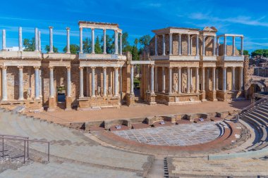 Teatro Romano de Merida, İspanya.