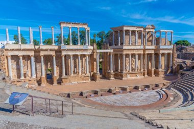 Teatro Romano de Merida, İspanya.