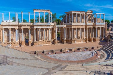 Teatro Romano de Merida, İspanya.