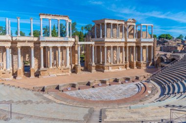 Teatro Romano de Merida, İspanya.