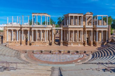 Teatro Romano de Merida, İspanya.