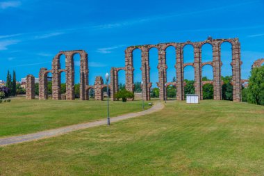 Acueducto de los Milagros İspanyol kenti Merida 'da