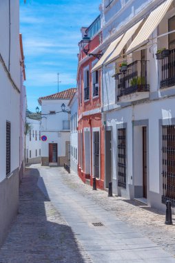 İspanyol şehri Zafra 'daki White Caddesi.