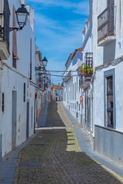 İspanyol şehri Zafra 'daki White Caddesi.