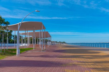 İspanyol kenti Huelva 'da Paseo de la Rio