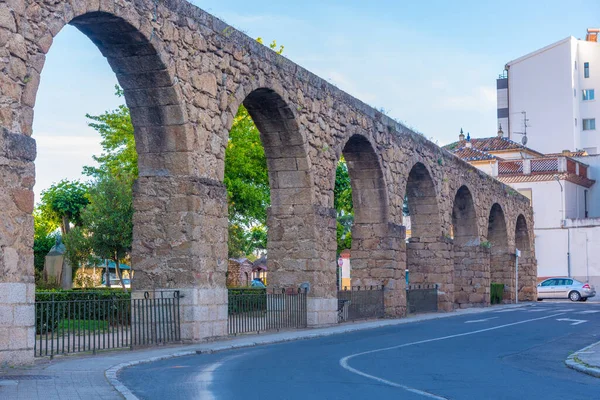 Aqueduto Cidade Espanhola Plasencia — Fotografia de Stock