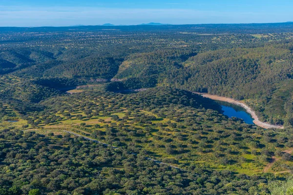 Río Tajo Pasando Por Parque Nacional Monfrague España —  Fotos de Stock