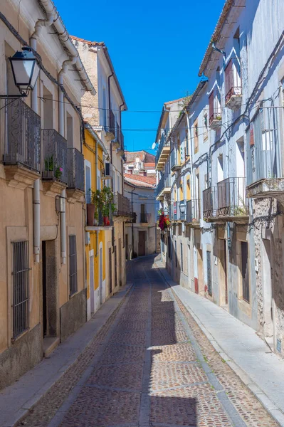 Rua Estreita Cidade Velha Cidade Espanhola Trujillo — Fotografia de Stock