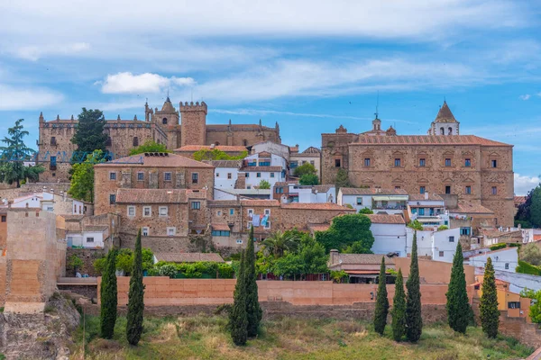 Panorama Van Spaanse Stad Caceres — Stockfoto