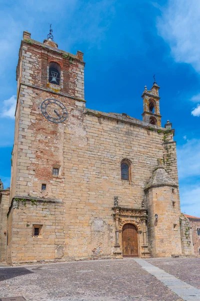 İspanyol kasabası Caceres 'deki Majestic Katedrali