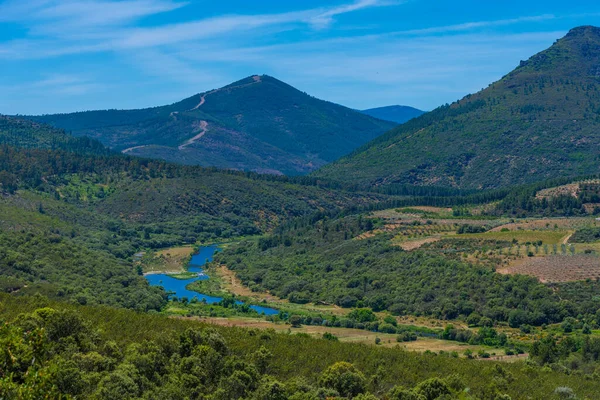 Paisaje Del Río Alagón España —  Fotos de Stock