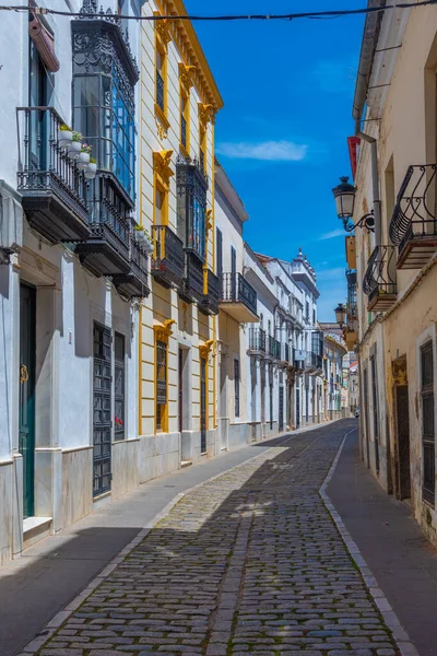 İspanyol şehri Zafra 'daki White Caddesi.