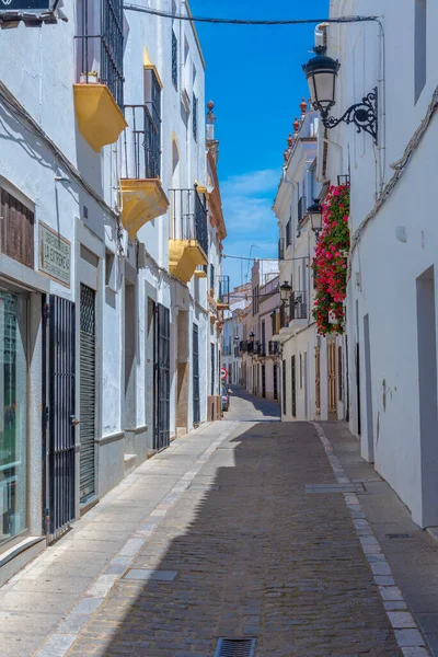 İspanyol şehri Zafra 'daki White Caddesi.