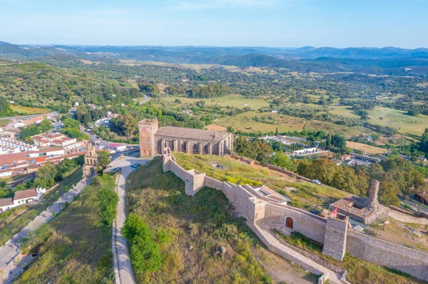 Spanyol Şehri Aracena Nın Panorama Manzarası — Stok fotoğraf