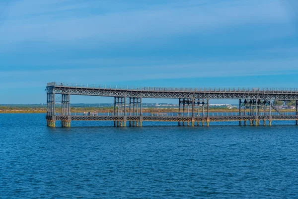 Muelle Riotinto Ocelové Konstrukce Španělském Městě Huelva — Stock fotografie