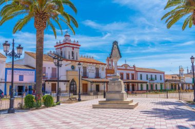 İspanya 'da El Rocio meydanı manzarası