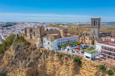 İspanya 'daki Arcos de la Frontera Kalesi