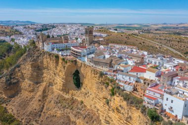 İspanya 'daki Arcos de la Frontera Kalesi