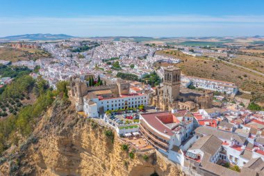 İspanya 'daki Arcos de la Frontera Kalesi