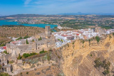 İspanya 'daki Arcos de la Frontera Kalesi