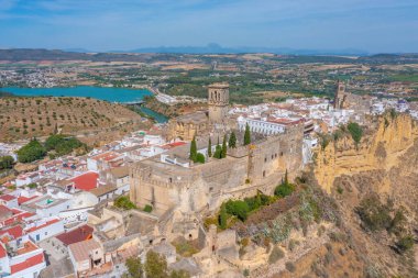 İspanya 'daki Arcos de la Frontera Kalesi