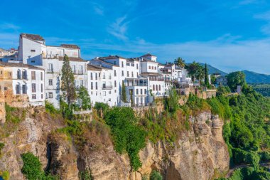 İspanyol şehri Ronda 'nın manzarası