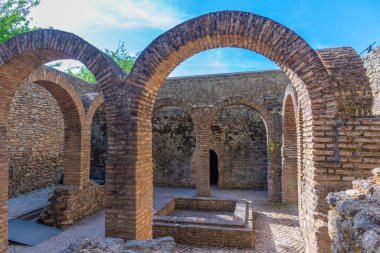 İspanyol kasabası Ronda 'da Arap hamamı