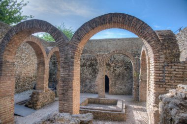 İspanyol kasabası Ronda 'da Arap hamamı