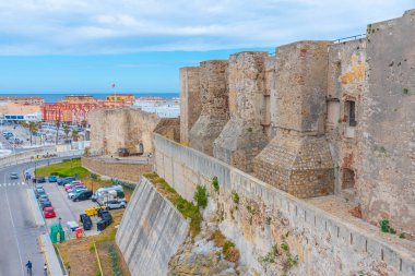 Castillo de Guzman el Bueno İspanyol şehri Tarifa 'da