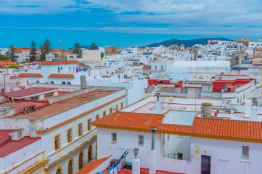 İspanyol kasabası Tarifa 'nın hava manzarası