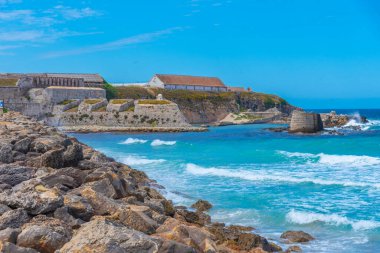 İspanya 'daki Tarifa Adası' ndaki kale.