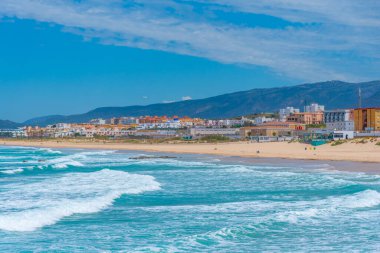 İspanyol kenti Tarifa 'nın deniz manzarası