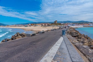 İspanyol kenti Tarifa 'nın deniz manzarası