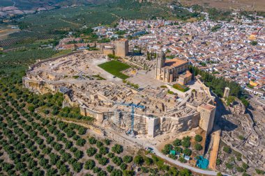 Fortaleza de la Mota İspanya 'nın Alcala la Real kasabasında