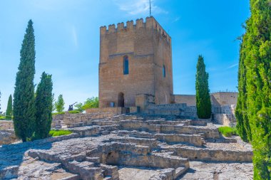 Fortaleza de la Mota İspanya 'nın Alcala la Real kasabasında