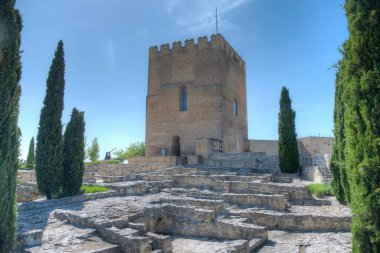 Fortaleza de la Mota İspanya 'nın Alcala la Real kasabasında