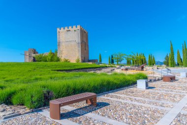 Fortaleza de la Mota İspanya 'nın Alcala la Real kasabasında