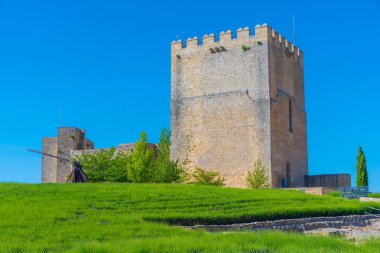 Fortaleza de la Mota İspanya 'nın Alcala la Real kasabasında