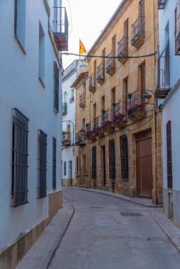 İspanyol şehri Ubeda 'da bir sokak.