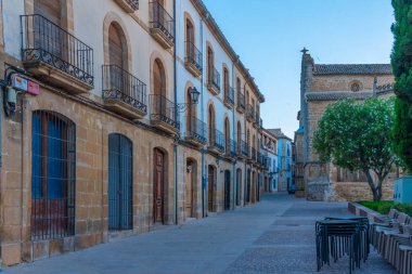 İspanyol şehri Ubeda 'da bir sokak.