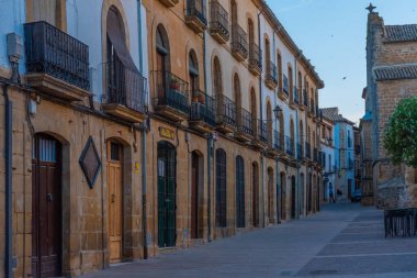 İspanyol şehri Ubeda 'da bir sokak.