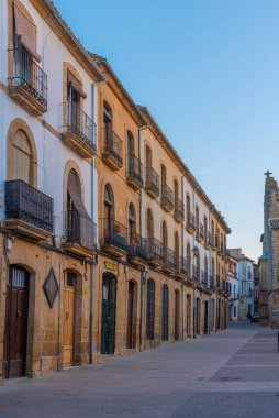 İspanyol şehri Ubeda 'da bir sokak.