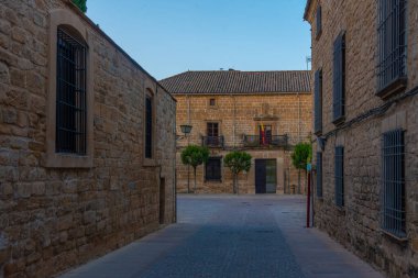 İspanyol şehri Ubeda 'da bir sokak.