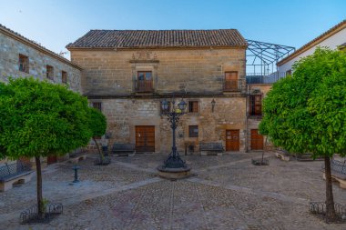İspanyol kasabası Ubeda 'da Plazuela Juan de Valencia