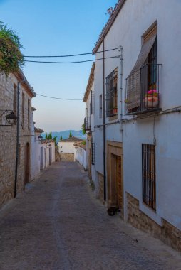 İspanyol şehri Ubeda 'da bir sokak.
