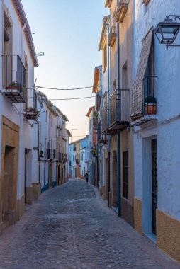 İspanyol şehri Ubeda 'da bir sokak.