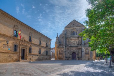 İspanya 'nın Ubeda şehrinde Sacra Capilla del Salvador