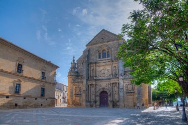 İspanya 'nın Ubeda şehrinde Sacra Capilla del Salvador