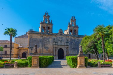 İspanya, Ubeda 'daki Santa Maria de los Reales Alcazares Bazilikası.