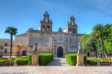 İspanya, Ubeda 'daki Santa Maria de los Reales Alcazares Bazilikası.